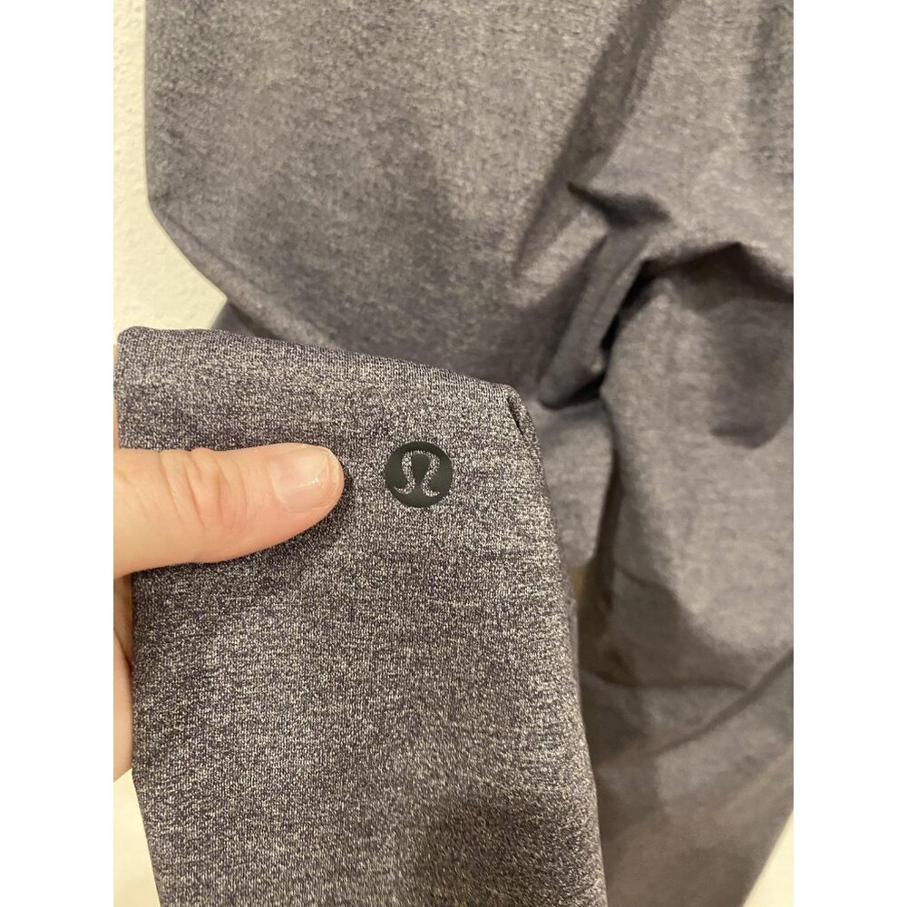 Lululemon On the Fly Jogger Pants Women 8 Gray Flecked Tapered Athletic Yoga Gym - Picture 3 of 5